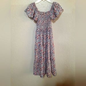 Girls multi colored floral dress